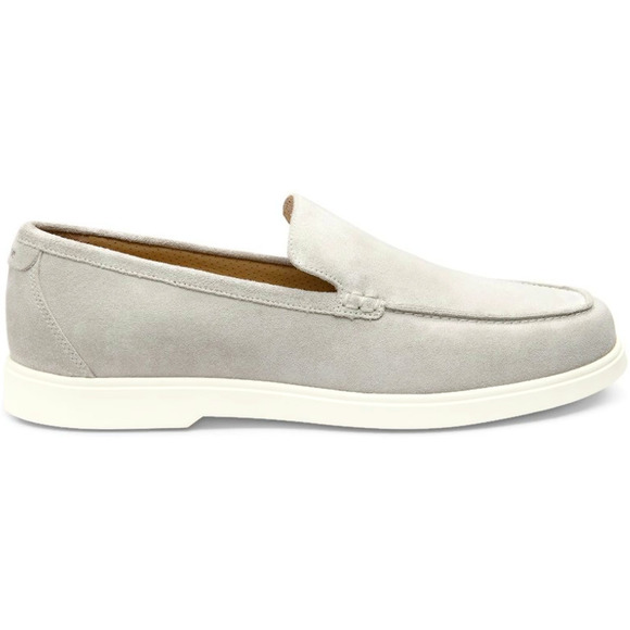 Loake Shoemakers Tuscany Stone Suede Shoes Men's Size 10 Made In England - Picture 2 of 14